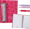 Depesche - penfection notebook with pen and markers - heart