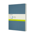 Moleskine cahier journals - extra large - blank - blue - set of 3