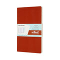 Moleskine flounce journals - large - lined - orange blue