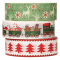 Colorations - washi tape Christmas 3 rolls, 5m.